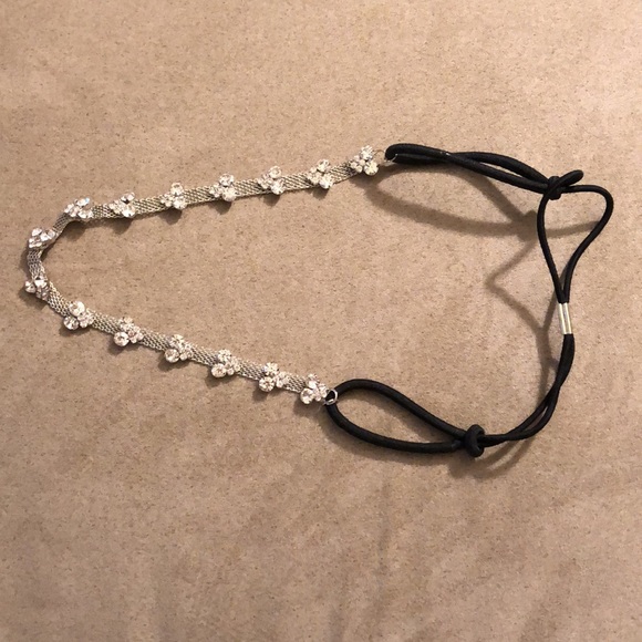 Super cute silver and crystal headband with hidden Mickey details - Picture 2 of 4